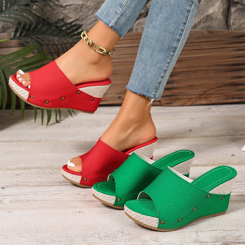 Wedge Espadrille Women - 2026년 여름 신상 여성 슬리퍼 에스파드리유