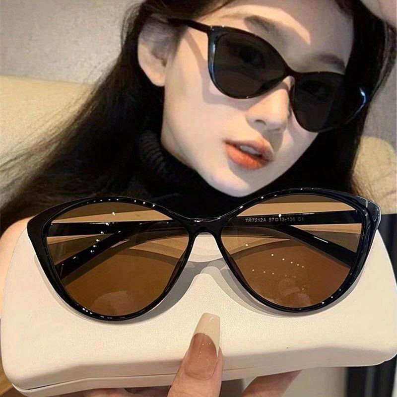 Sunglasses Cat Eye - 1Pc 레트로 프레임 고양이 눈 선글라스