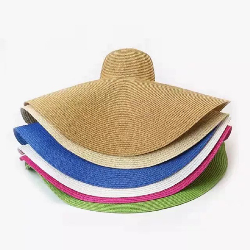 여성용 오버사이즈 비치 밀짚모자, 플로피 특대형 햇빛  - Hat Floppy Wide 리뷰 및 가격