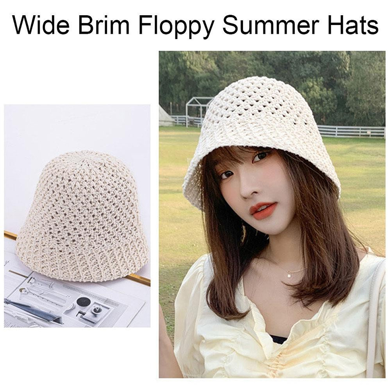 여성용 새 여름 모자, 넓은 챙 플로피 모자, 비치 파 - Hat Floppy Wide 리뷰 및 가격