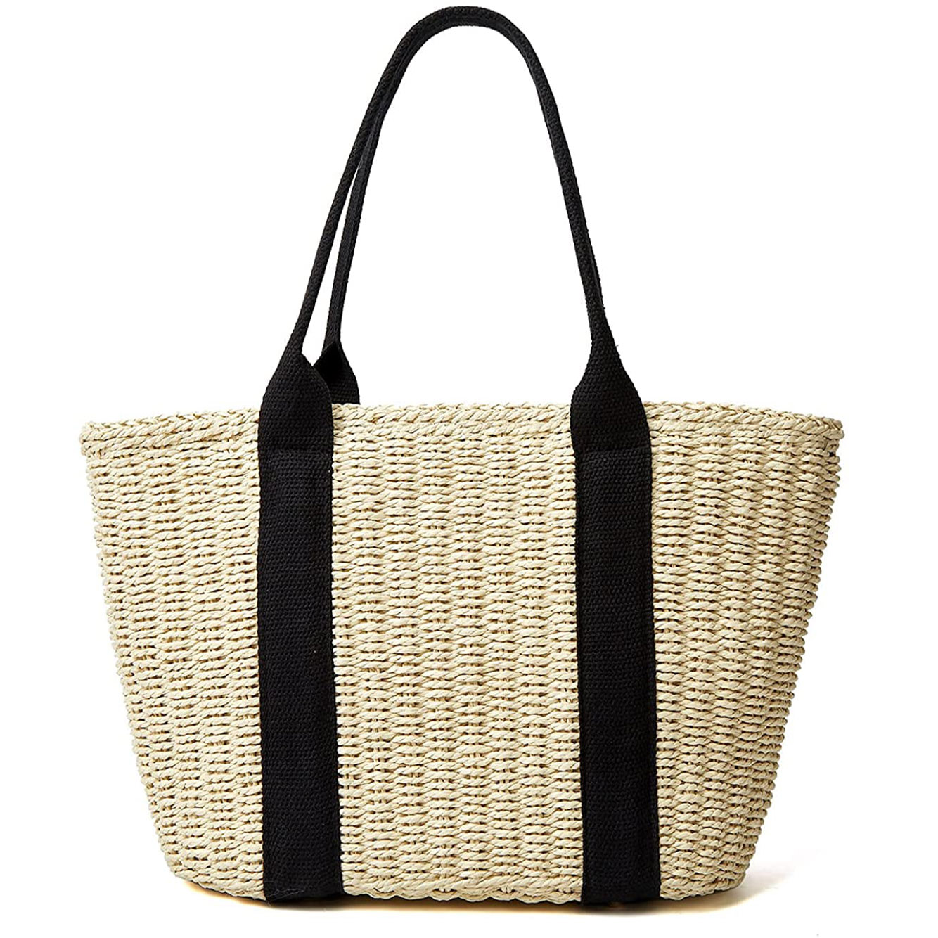 트렌디 밀짚 여성 토트백, 럭셔리 디자이너 라탄 우븐  - Crochet Bag Raffia 리뷰 및 가격