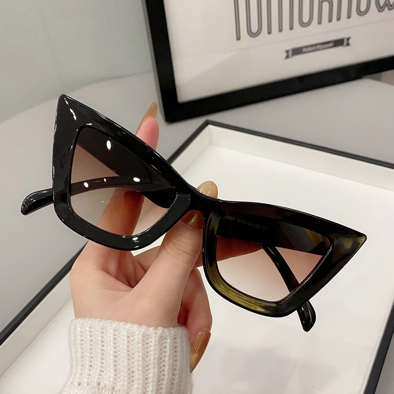 새로운 빅 프레임 빈티지 스퀘어 선글라스 여성 남성 고 - Sunglasses Cat Eye 리뷰 및 가격