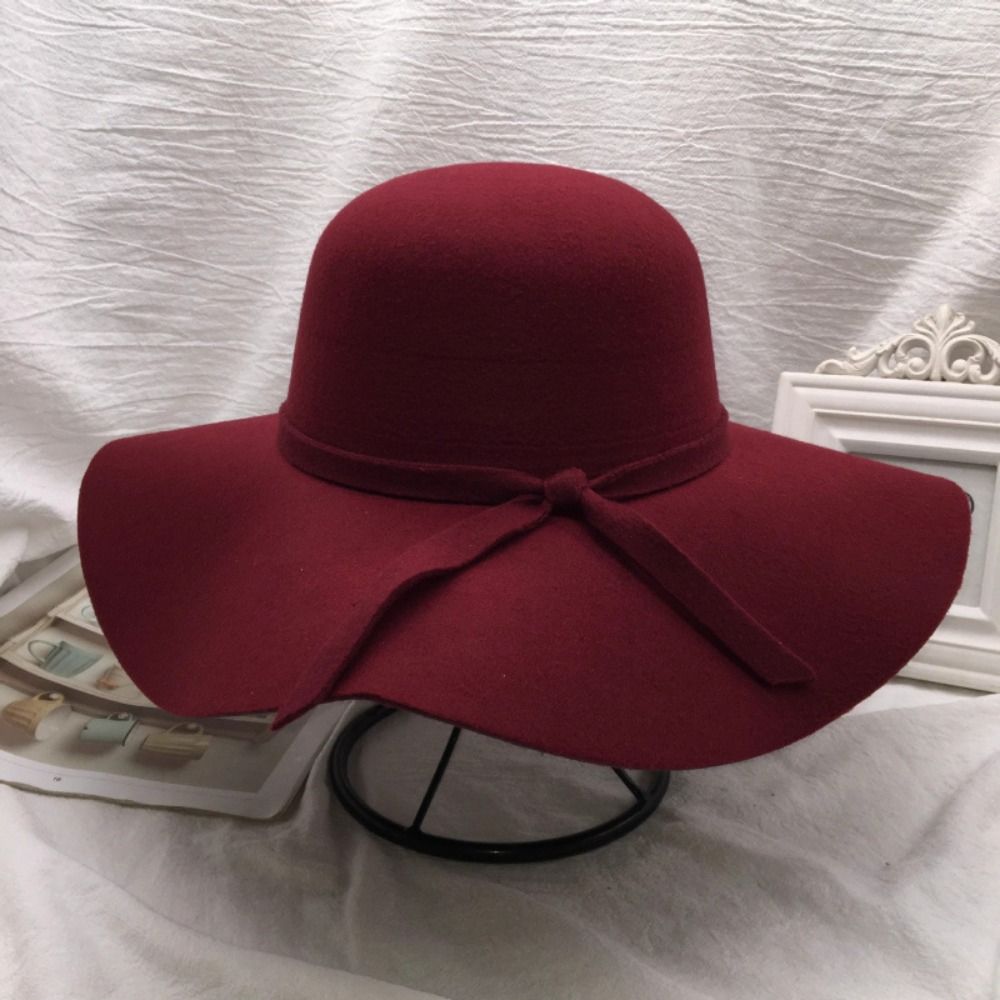 빈티지 스타일 버킷햇 접이식 디자인 펠트 소재 넓은 챙 - Hat Floppy Wide 리뷰 및 가격