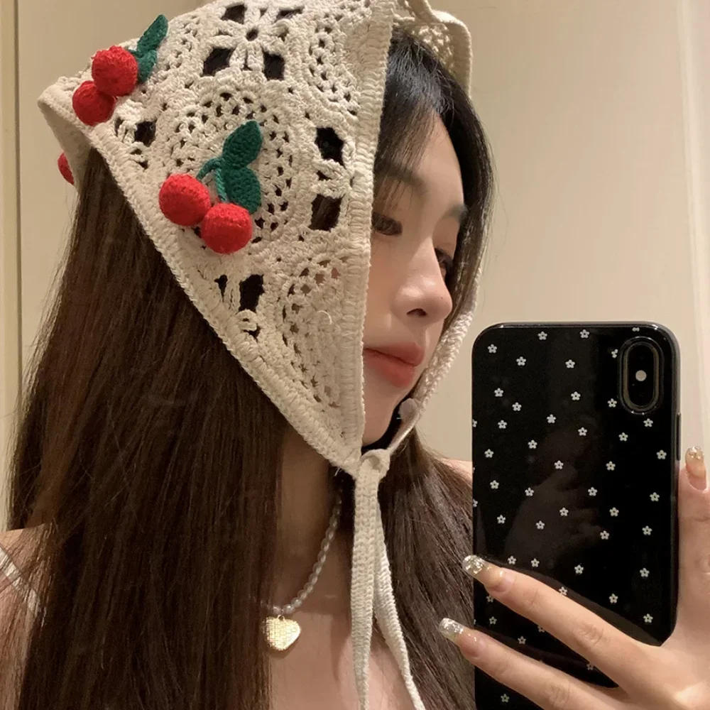달콤한 프랑스 전원풍 삼각형 헤어밴드 수제 크로셰 작은 - Headband Summer Knit 리뷰 및 가격