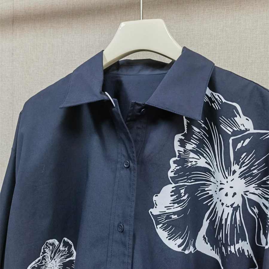 로맨틱 화이트 꽃무늬 셔츠와 짧은 스커트 세트 봄 여름 - Romper Floral Print 리뷰 및 가격