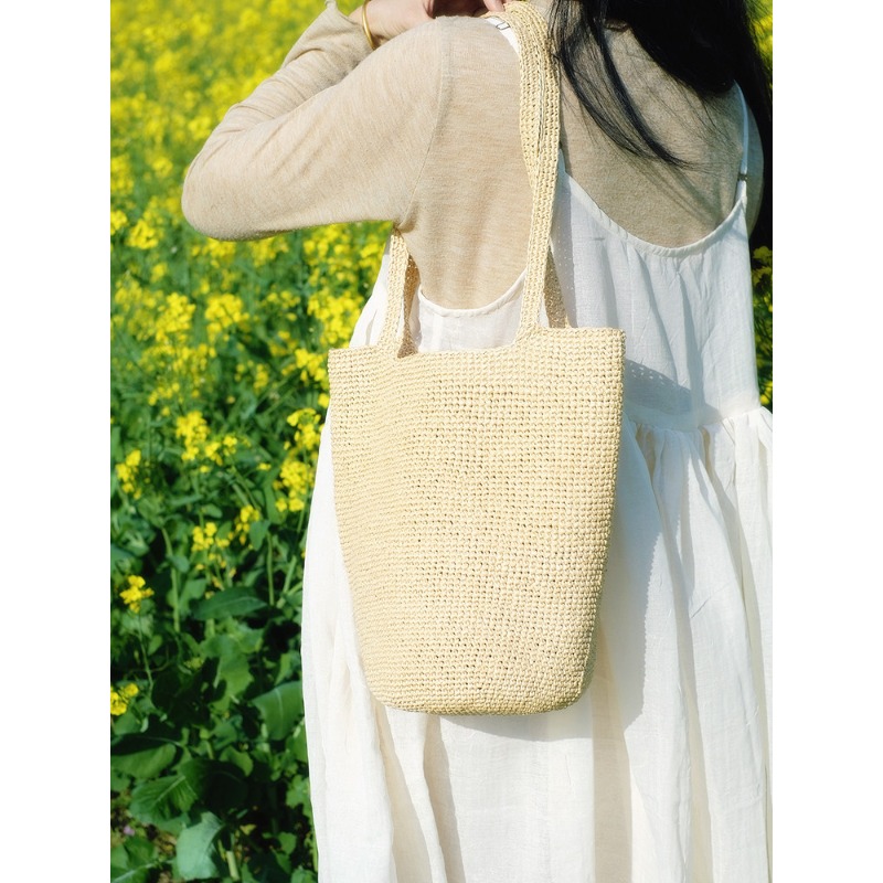 330g 라피아 원사, 손뜨개 밀짚모자, 가정용 팬 가 - Crochet Bag Raffia 리뷰 및 가격