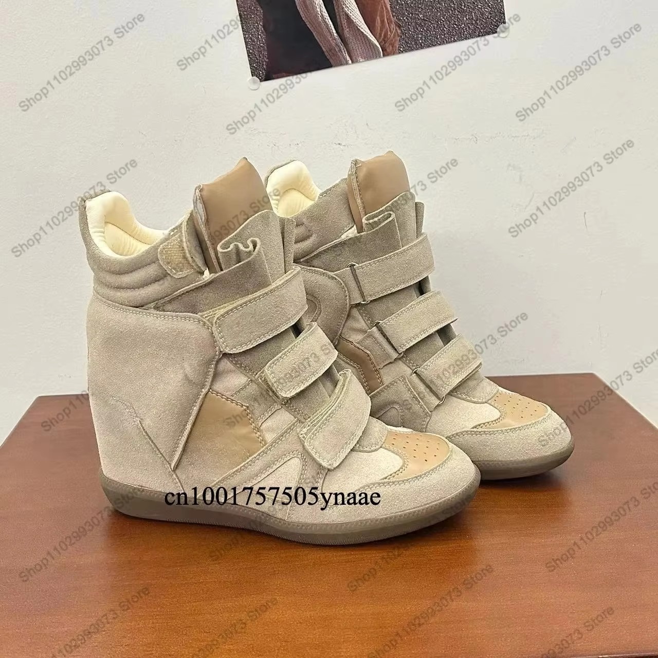여성용 히든 웨지힐 하이탑 스니커즈 스웨이드 가죽 스플 - Wedge Espadrille Women 리뷰 및 가격
