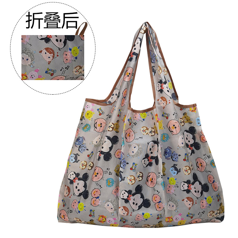대형 패션 만화 한국식 접이식 에코 쇼핑백 방수 나일론 - Tote Bag Beach 리뷰 및 가격