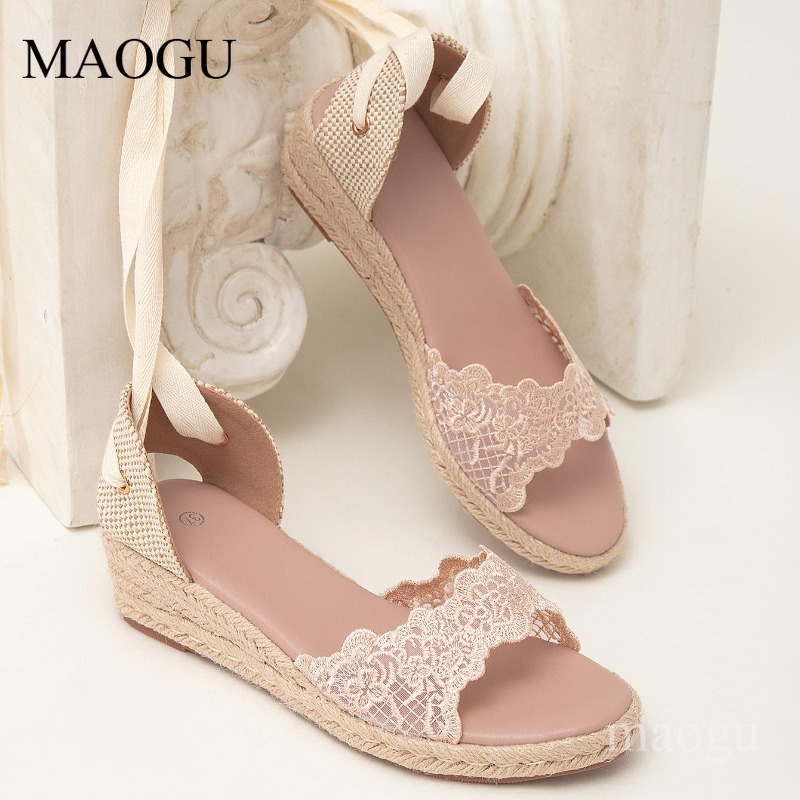 여성용 보호 웨지 에스파드리유 샌들 발목 랩 플랫폼 슈 - Wedge Espadrille Women 리뷰 및 가격