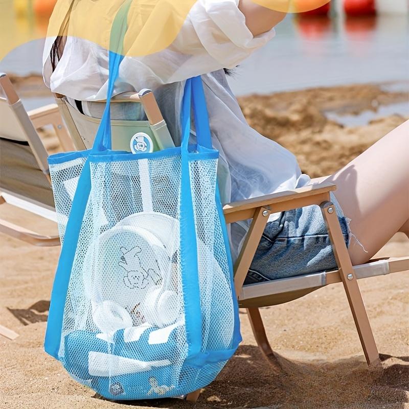 다채로운 색상의 대형 메쉬 비치백, 모래 방지 휴대용  - Tote Bag Beach 리뷰 및 가격