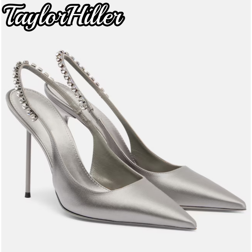 럭셔리 스트랩형 라인스톤 장식 힐 샌들 독특한 스타일  - Sandal Strappy Heeled 리뷰 및 가격